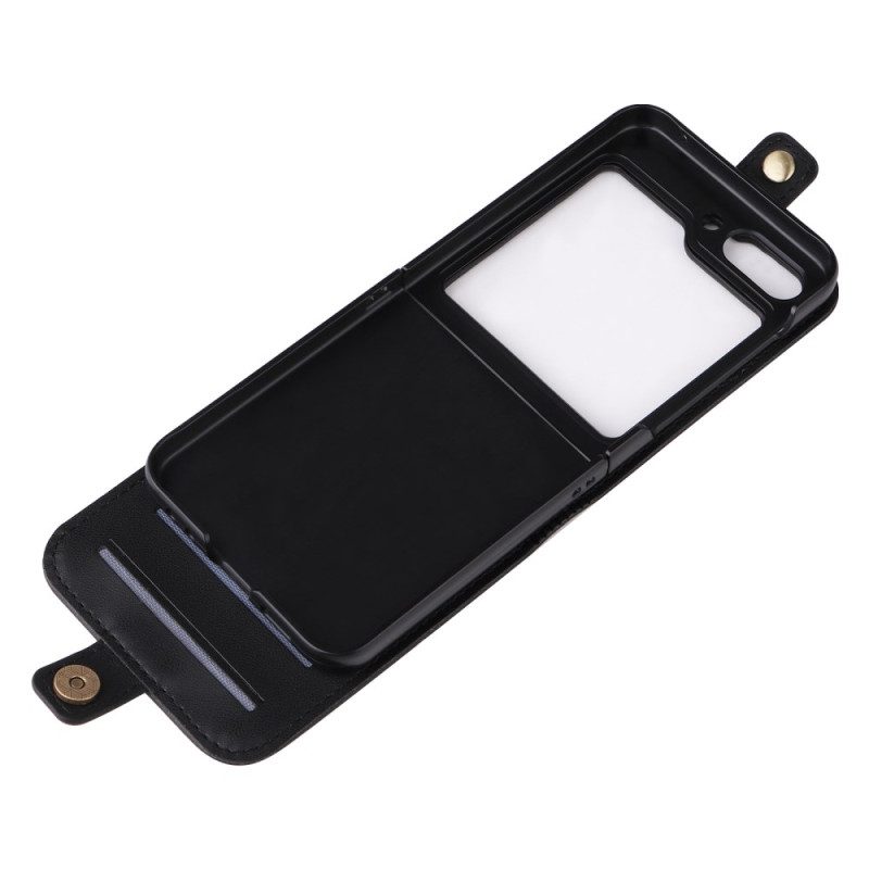 Fodral Samsung Galaxy Z Flip 7 Fe Korthållare Och Spänne