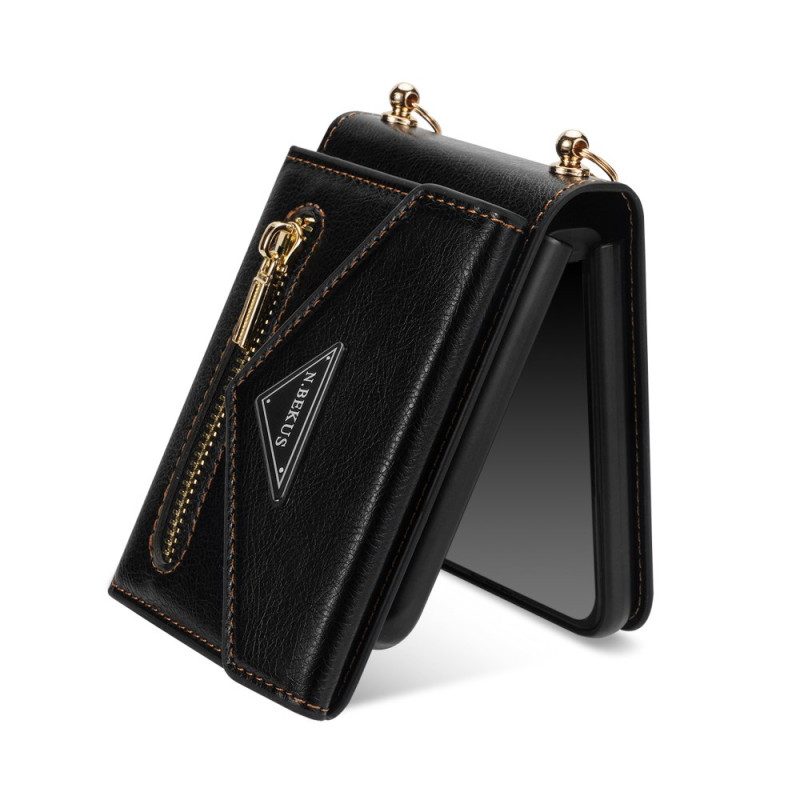 Fodral Samsung Galaxy Z Flip 7 N.bekus Axelplånbok