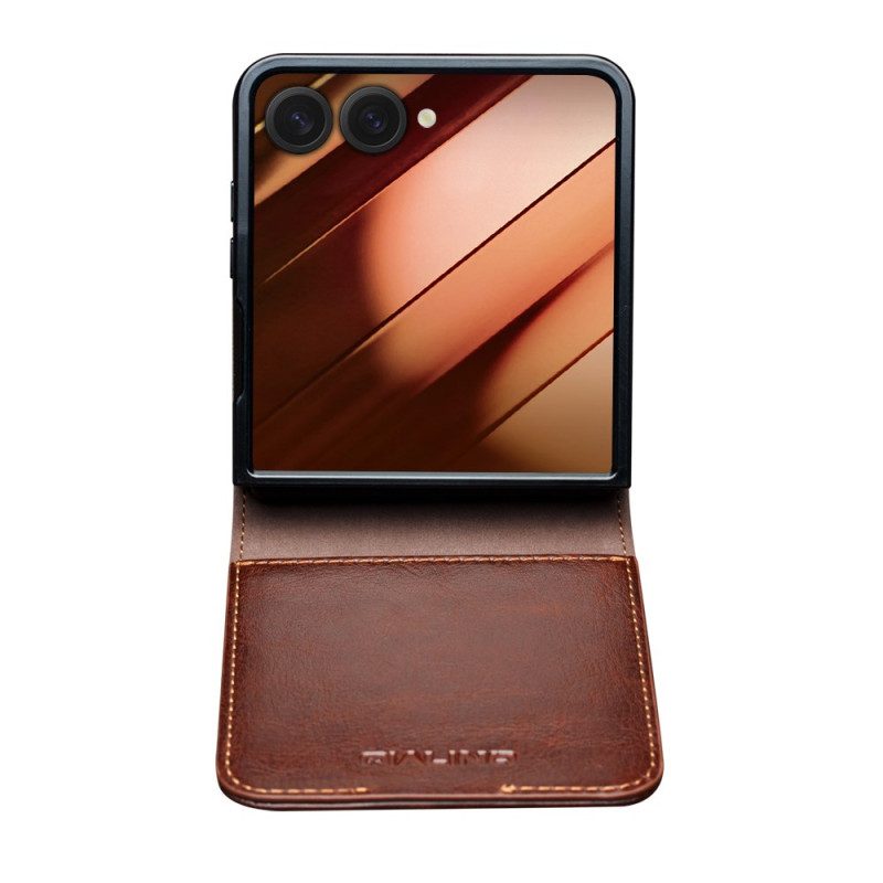 Fodral Samsung Galaxy Z Flip 7 Qialino Korthållare