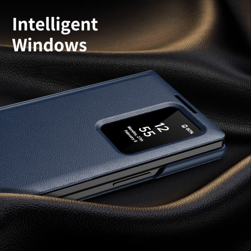 Fodral Samsung Galaxy Z Fold 7 Korthållare Och Smart Fönster
