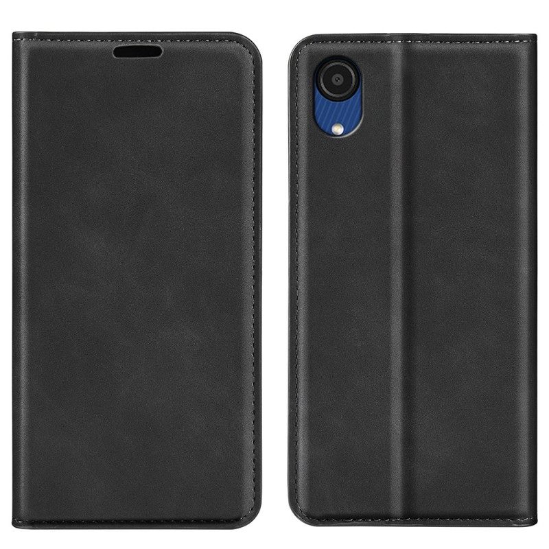 Folio-fodral För Samsung Galaxy A03 Core Läderfodral Skin-touch Design