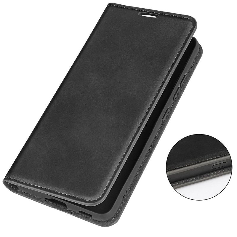 Folio-fodral För Samsung Galaxy A03 Core Läderfodral Skin-touch Design