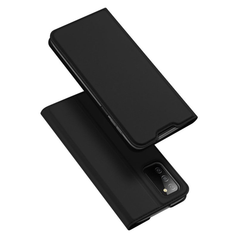 Folio-fodral För Samsung Galaxy A03s Läderfodral Skin Pro Dux Ducis