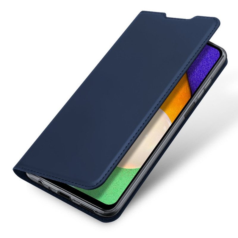 Folio-fodral För Samsung Galaxy A03s Läderfodral Skin Pro Dux Ducis