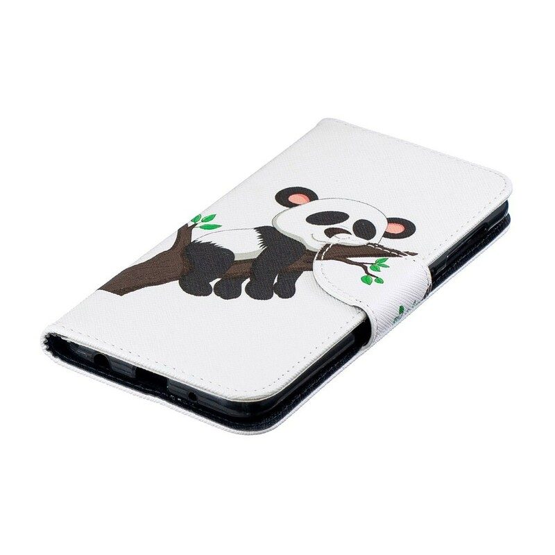 Folio-fodral För Samsung Galaxy A10 Lata Panda