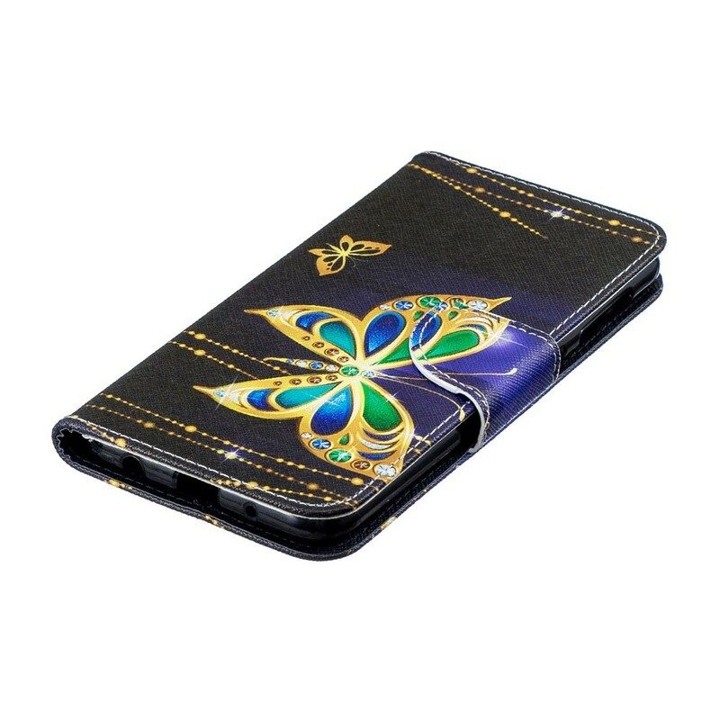 Folio-fodral För Samsung Galaxy A10 Magisk Fjäril