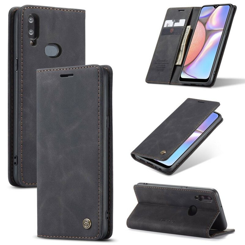 Folio-fodral För Samsung Galaxy A10s Läderfodral Caseme Konstläder