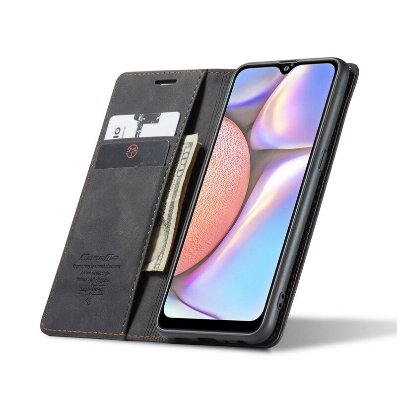 Folio-fodral För Samsung Galaxy A10s Läderfodral Caseme Konstläder