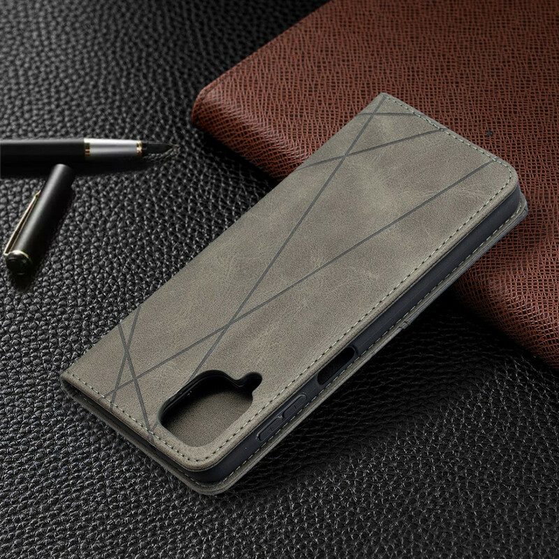 Folio-fodral För Samsung Galaxy A12 / M12 Läderfodral Artiststil