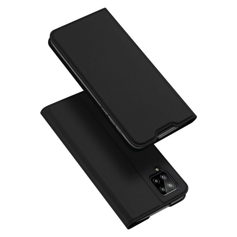 Folio-fodral För Samsung Galaxy A12 / M12 Läderfodral Skin Pro Dux Ducis