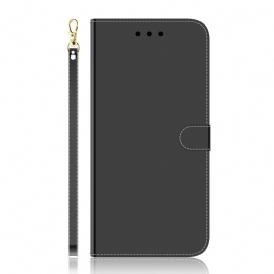 Folio-fodral För Samsung Galaxy A13 5G Konstläderspegel