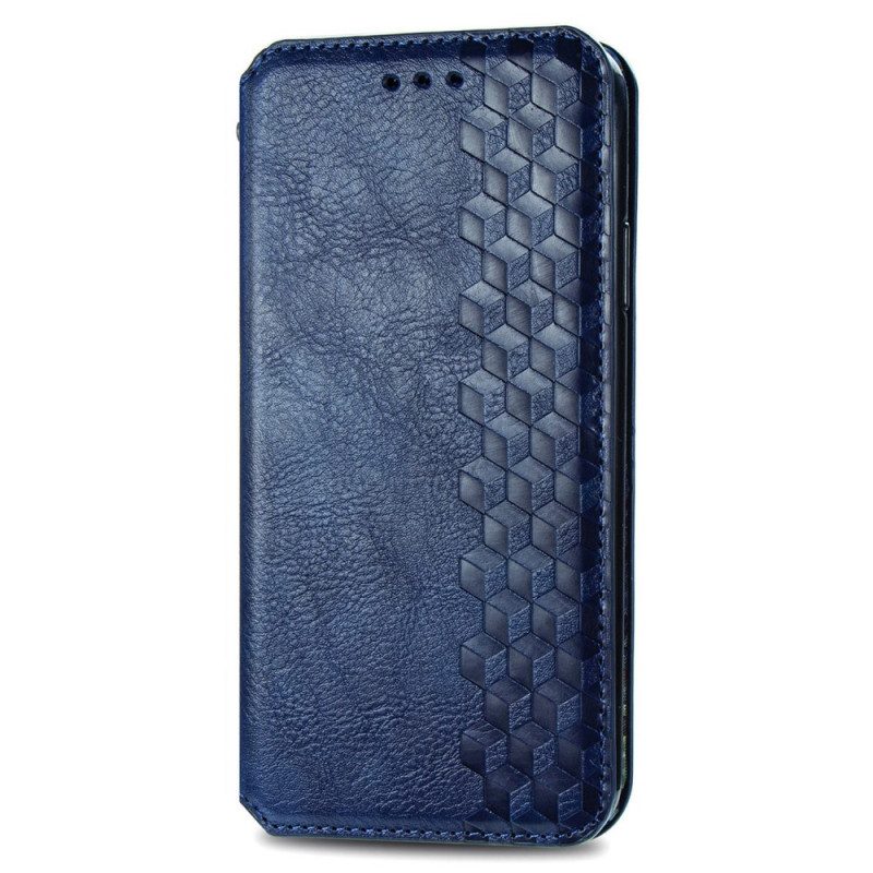 Folio-fodral För Samsung Galaxy A13 5G Läderfodral Diamond Texture Lädereffekt