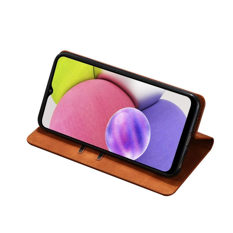 Folio-fodral För Samsung Galaxy A13 5G Läderfodral Skin-touch Design