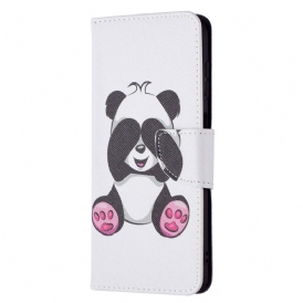 Folio-fodral För Samsung Galaxy A13 5G Panda Kul
