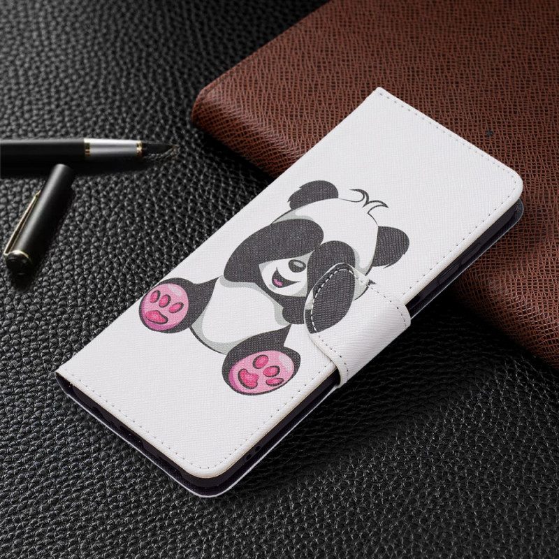 Folio-fodral För Samsung Galaxy A13 5G Panda Kul