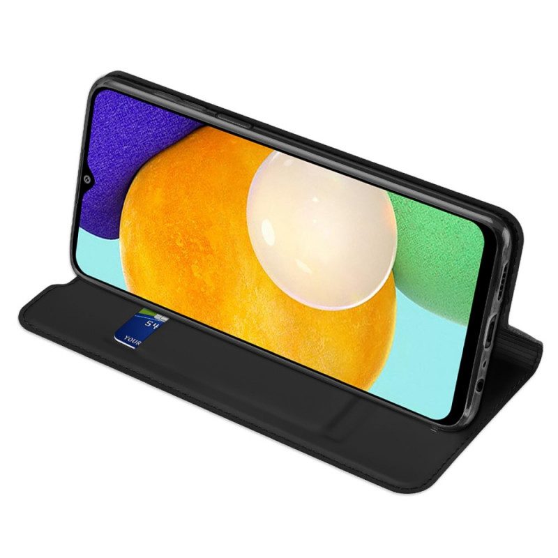 Folio-fodral För Samsung Galaxy A13 Läderfodral Dux Ducis Pro Series Skin