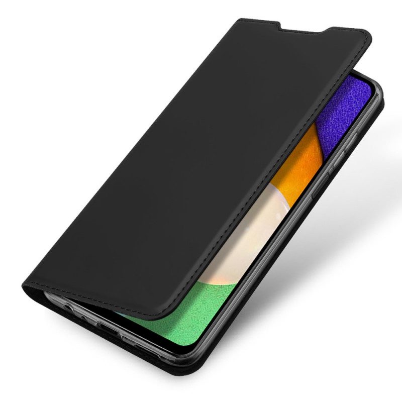 Folio-fodral För Samsung Galaxy A13 Läderfodral Dux Ducis Pro Series Skin