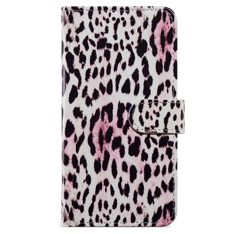 Folio-fodral För Samsung Galaxy A13 Leopardtryck