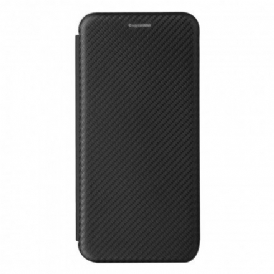 Folio-fodral För Samsung Galaxy A22 4G Läderfodral Kolfiber