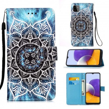 Folio-fodral För Samsung Galaxy A22 5G Mandala I Himlen