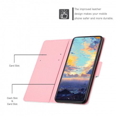 Folio-fodral För Samsung Galaxy A22 5G Nyckelpigaballonger