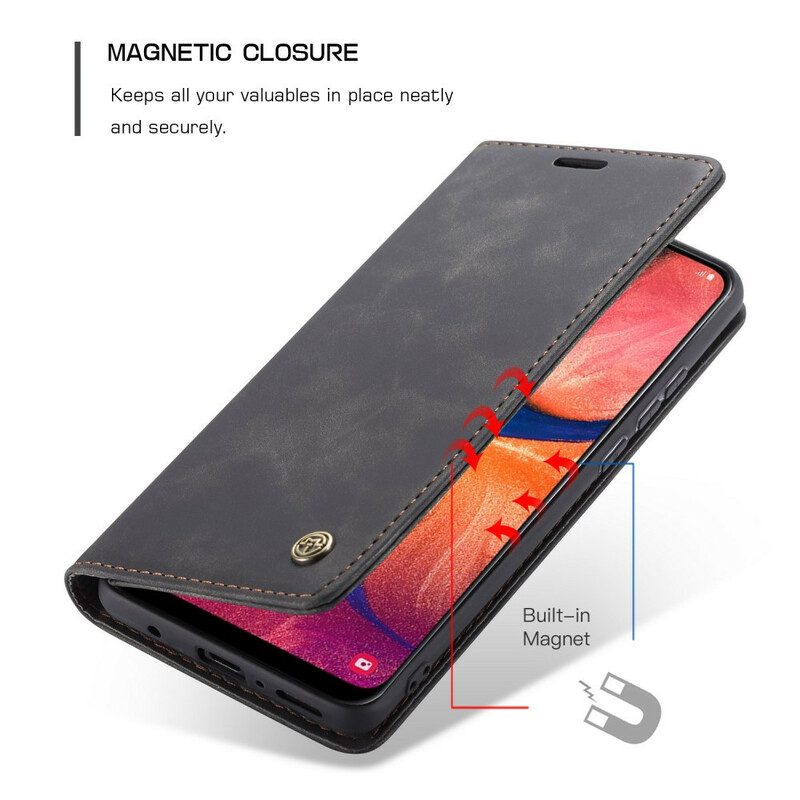 Folio-fodral För Samsung Galaxy A30 / A20 Läderfodral Caseme Konstläder