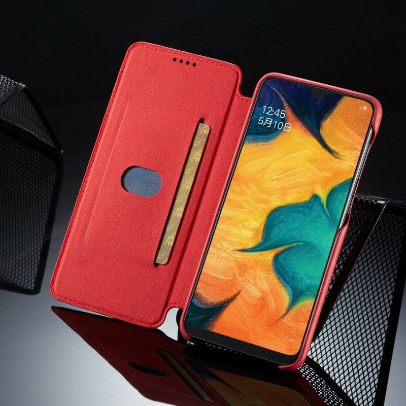 Folio-fodral För Samsung Galaxy A30 / A20 Läderfodral Lc.imeeke Lädereffekt