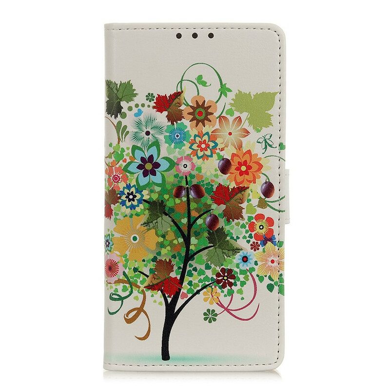 Folio-fodral För Samsung Galaxy A31 Blommande Träd