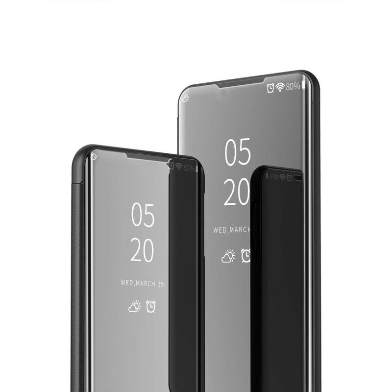 Folio-fodral För Samsung Galaxy A31 Läderfodral Spegel