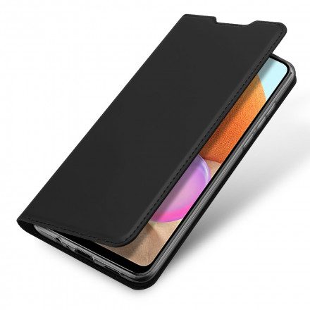 Folio-fodral För Samsung Galaxy A32 4G Läderfodral Dux Ducis Pro Series Skin