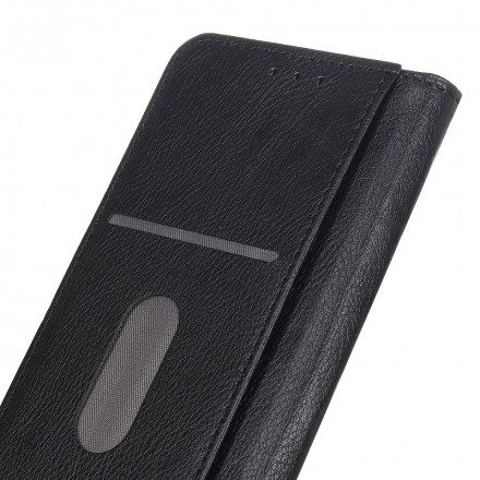 Folio-fodral För Samsung Galaxy A32 4G Läderfodral Elegance Split Litchi Läder