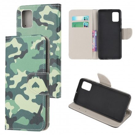 Folio-fodral För Samsung Galaxy A32 5G Militärt Kamouflage