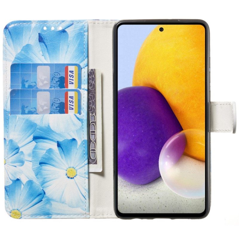 Folio-fodral För Samsung Galaxy A33 5G Den Blommiga Stilen