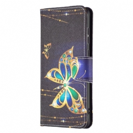 Folio-fodral För Samsung Galaxy A33 5G Gyllene Fjärilar