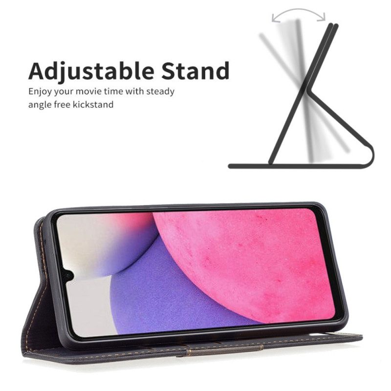 Folio-fodral För Samsung Galaxy A33 5G Läderfodral Binfen Färg