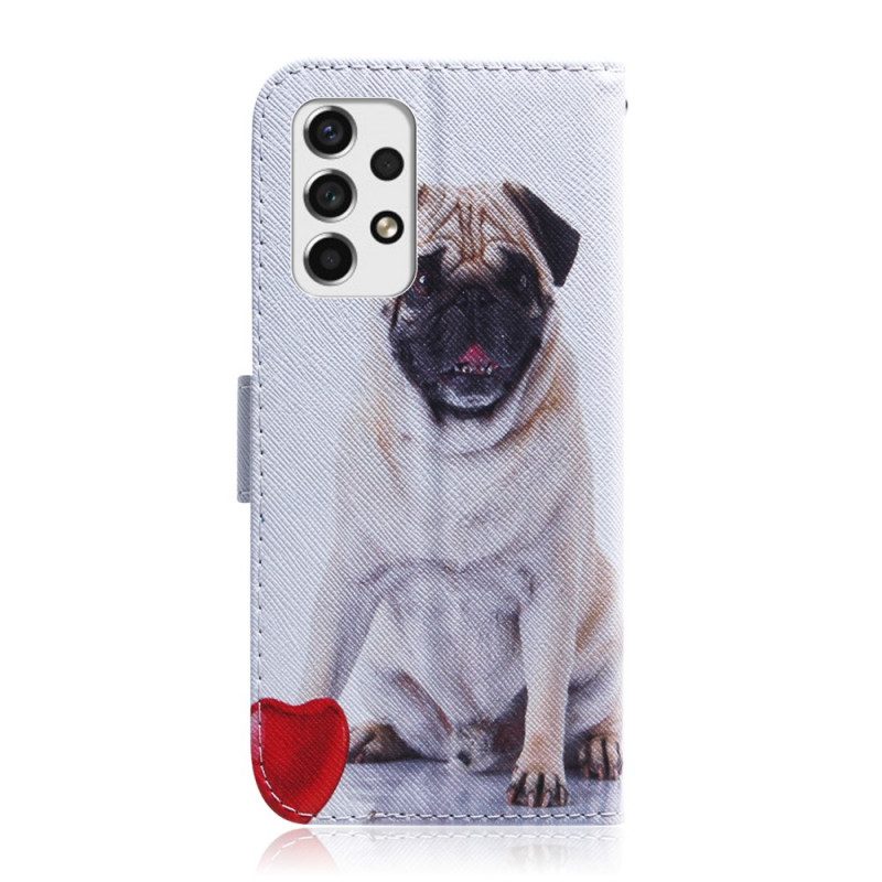 Folio-fodral För Samsung Galaxy A33 5G Mopshund