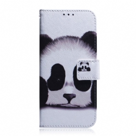 Folio-fodral För Samsung Galaxy A33 5G Panda Face