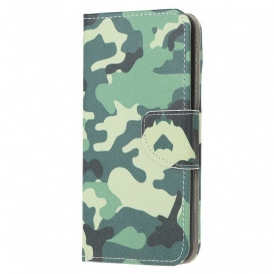 Folio-fodral För Samsung Galaxy A41 Militärt Kamouflage