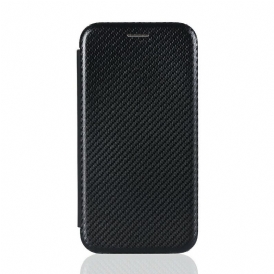 Folio-fodral För Samsung Galaxy A42 5G Läderfodral Kolfiber