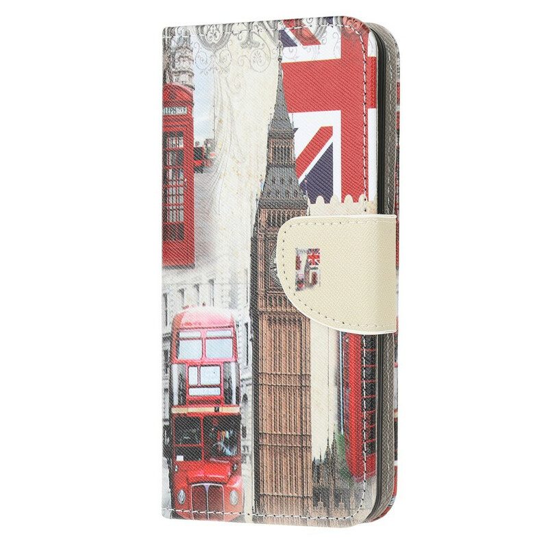 Folio-fodral För Samsung Galaxy A42 5G Londonlife