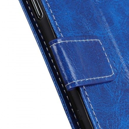 Folio-fodral För Samsung Galaxy A50 Blanka Och Synliga Sömmar