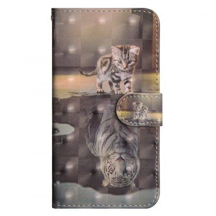 Folio-fodral För Samsung Galaxy A50 Ernest The Tiger