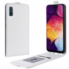 Folio-fodral För Samsung Galaxy A50 Läderfodral Vikbar Lädereffekt