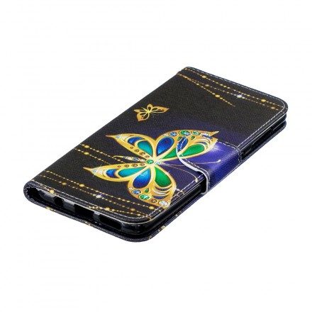Folio-fodral För Samsung Galaxy A50 Magisk Fjäril