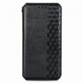 Folio-fodral För Samsung Galaxy A51 5G Läderfodral Diamond Texture Lädereffekt