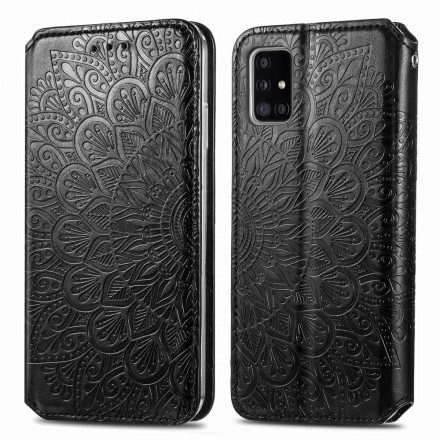 Folio-fodral För Samsung Galaxy A51 5G Läderfodral Mandalas