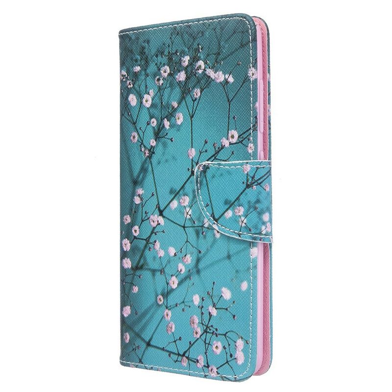 Folio-fodral För Samsung Galaxy A51 Blommande Träd