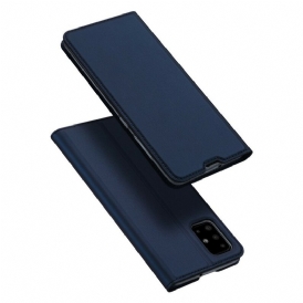 Folio-fodral För Samsung Galaxy A51 Läderfodral Dux Ducis Pro Skin