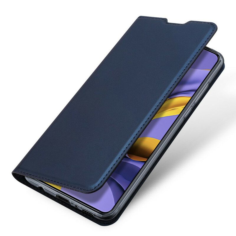 Folio-fodral För Samsung Galaxy A51 Läderfodral Dux Ducis Pro Skin