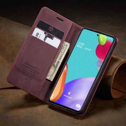 Folio-fodral För Samsung Galaxy A52 4G / A52 5G / A52s 5G Läderfodral Caseme Konstläder